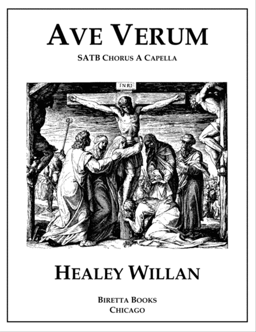 Ave Verum, HWC 328 Ave Verum, HWC 328 4-Part scores gallery preview page 1