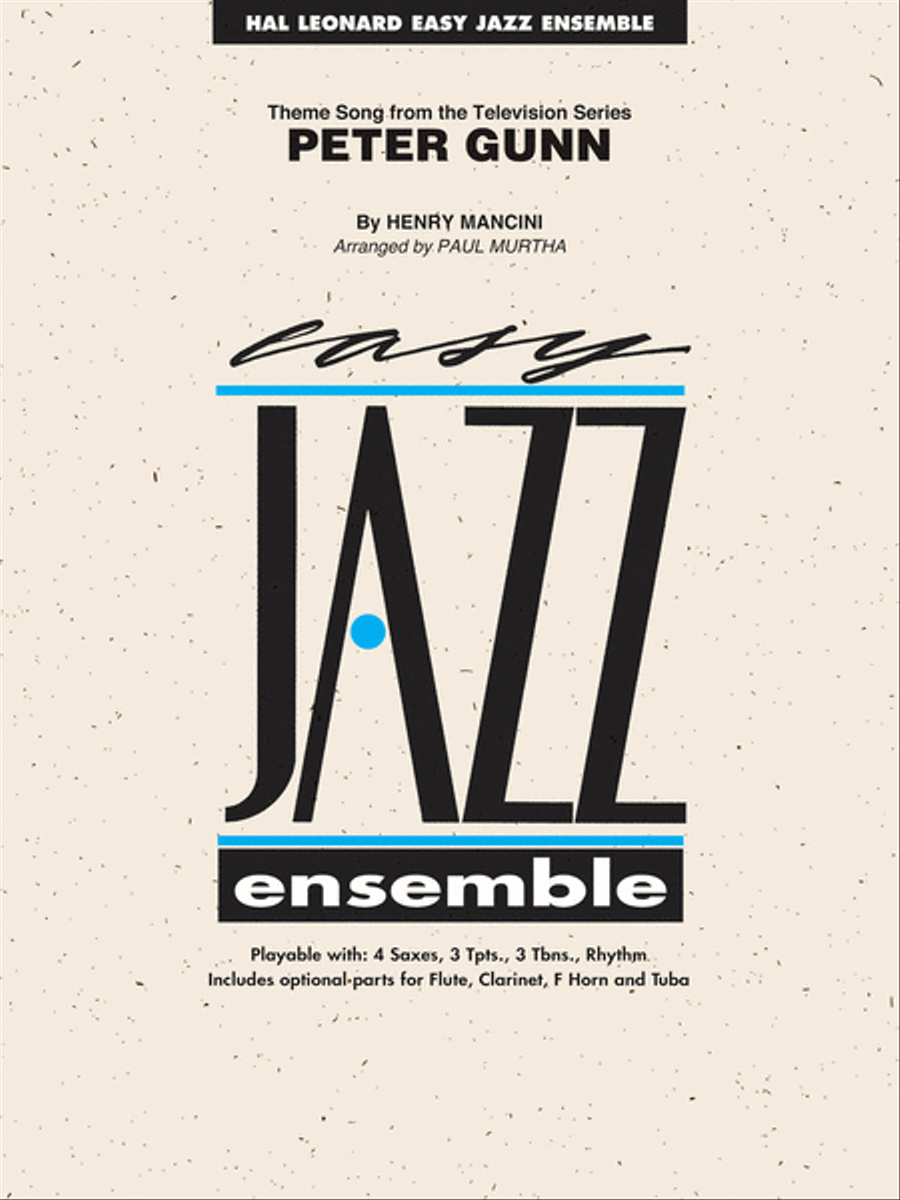 Peter Gunn Jazz Ensemble scores gallery preview page 1