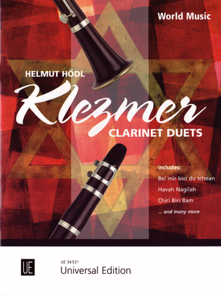 Book cover for Klezmer Clarinet Duets