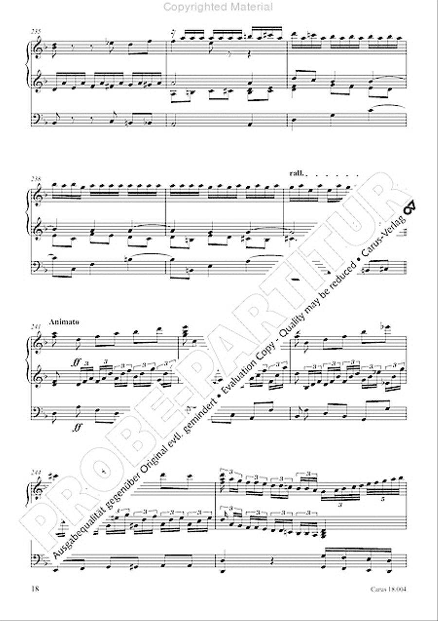 Chaconne Organ scores gallery preview page 20