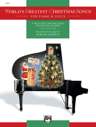 Book cover for World's Greatest Christmas Songs