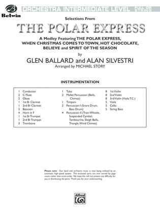 Book cover for The Polar Express, Selections from: Score