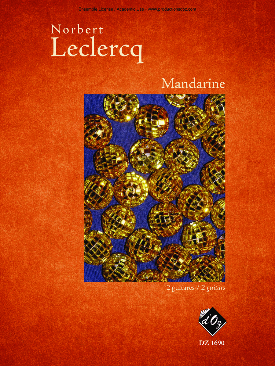 Mandarine Classical Guitar scores gallery preview page 1