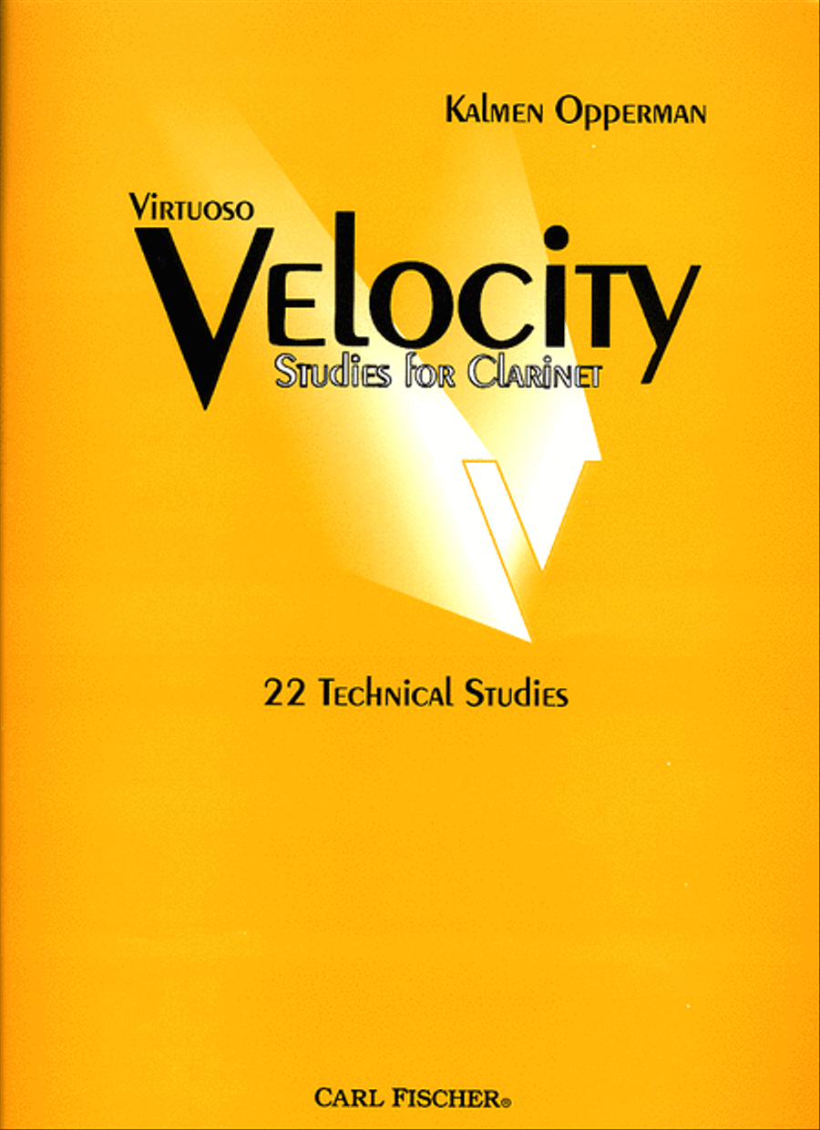 Virtuoso Velocity Studies for Clarinet B-Flat Clarinet scores gallery preview page 1