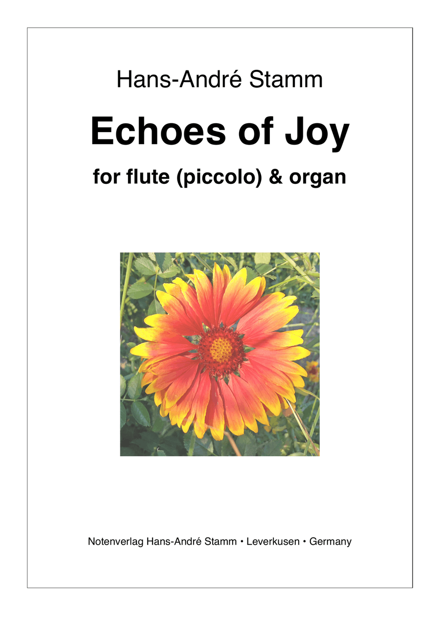 Echoes of Joy for flute and organ Woodwind Duet scores gallery preview page 1