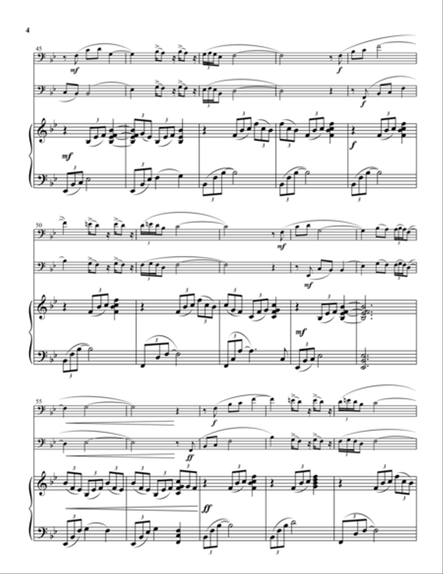 Nordic Suite Trombone scores gallery preview page 4