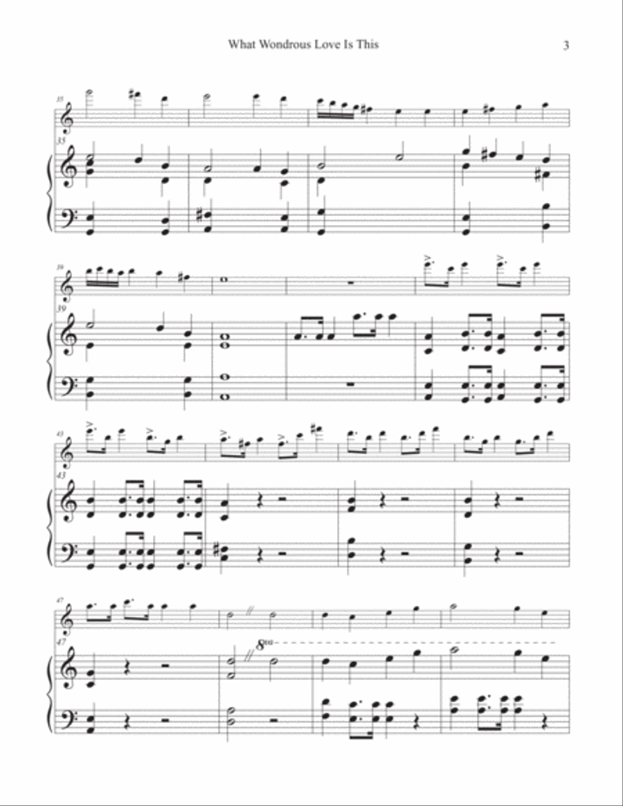 What Wondrous Love Is This (Flute and Piano)