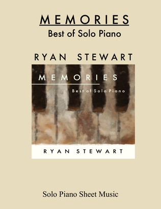 Book cover for Memories: Best of Solo Piano (SONGBOOK PDF Format)