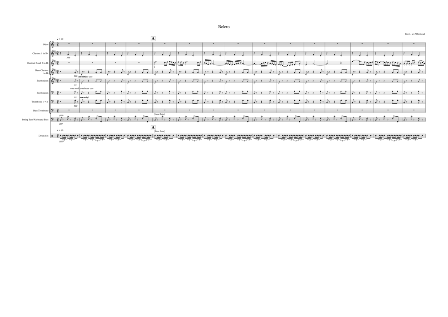 Bolero Bolero Concert Band scores gallery preview page 1
