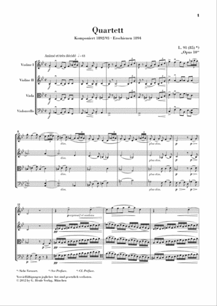 String Quartet String Quartet scores gallery preview page 3