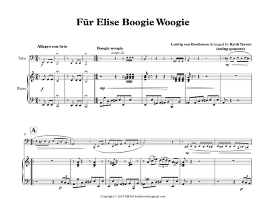 Fur Elise Boogie Woogie for C Tuba & Piano image number null