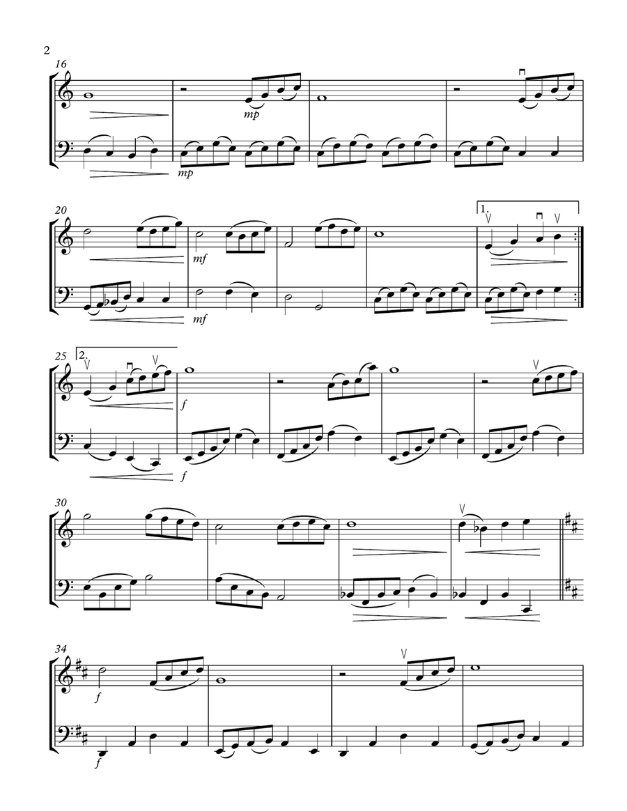 Beauty And The Beast String Duet scores gallery preview page 2