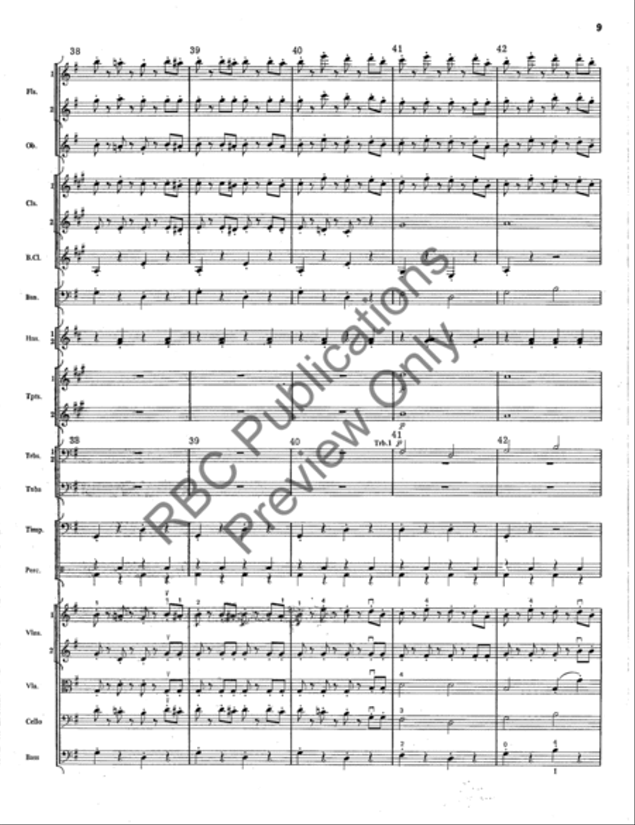 Radetzky March Full Orchestra scores gallery preview page 10