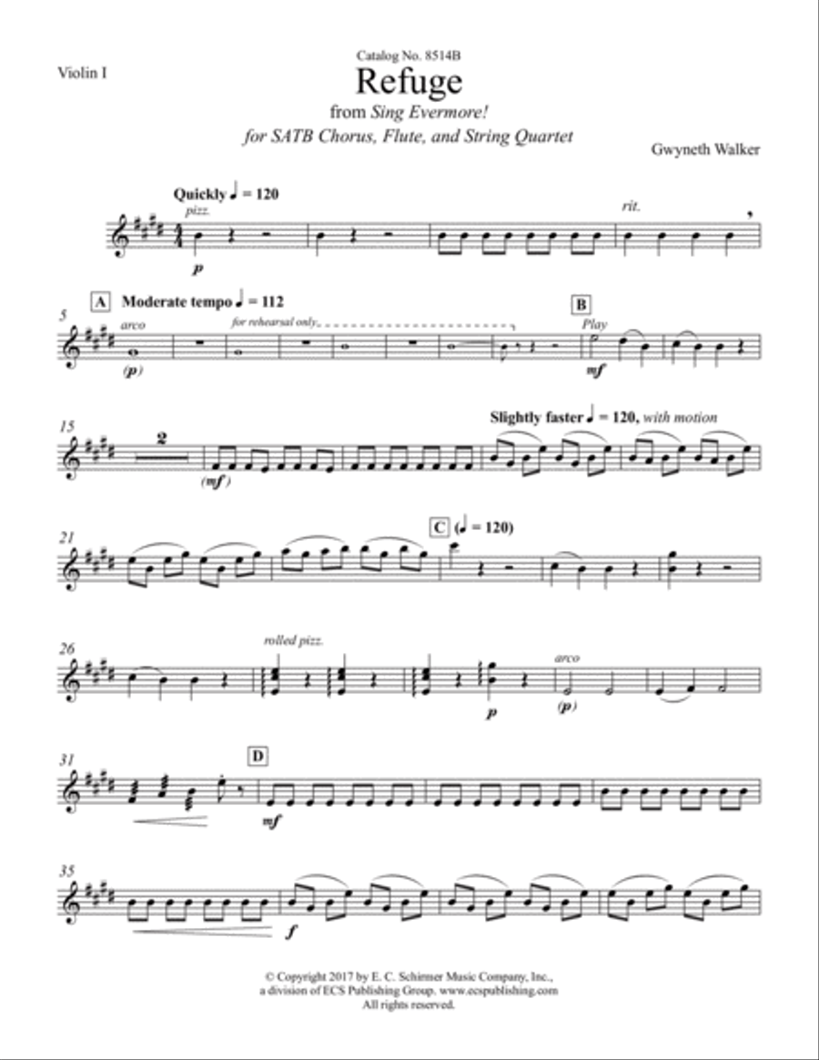 Refuge Refuge Choir scores gallery preview page 2
