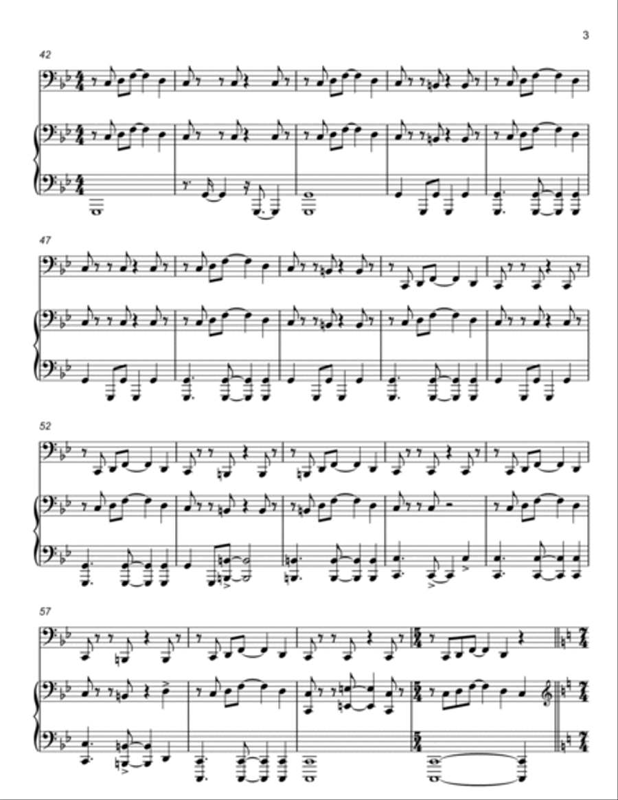 Birdland Piano scores gallery preview page 3