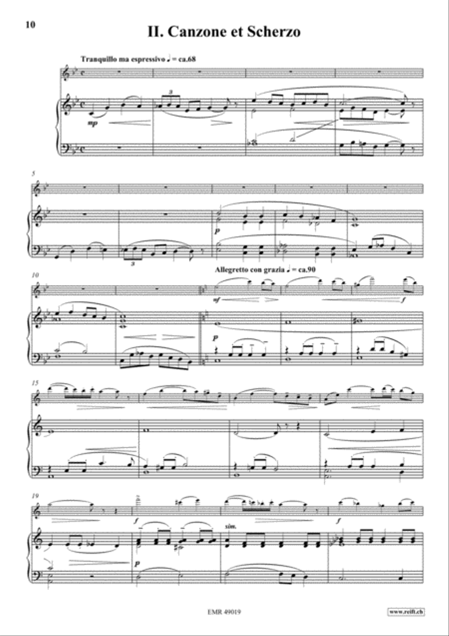 Concertino Flute Solo scores gallery preview page 6