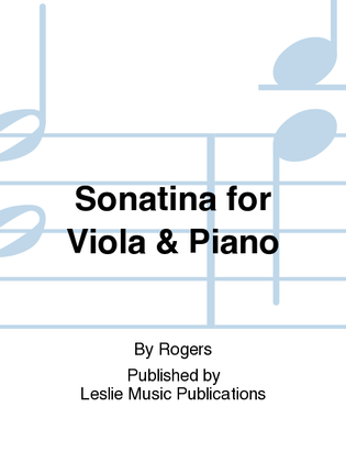 Sonatina for Viola & Piano