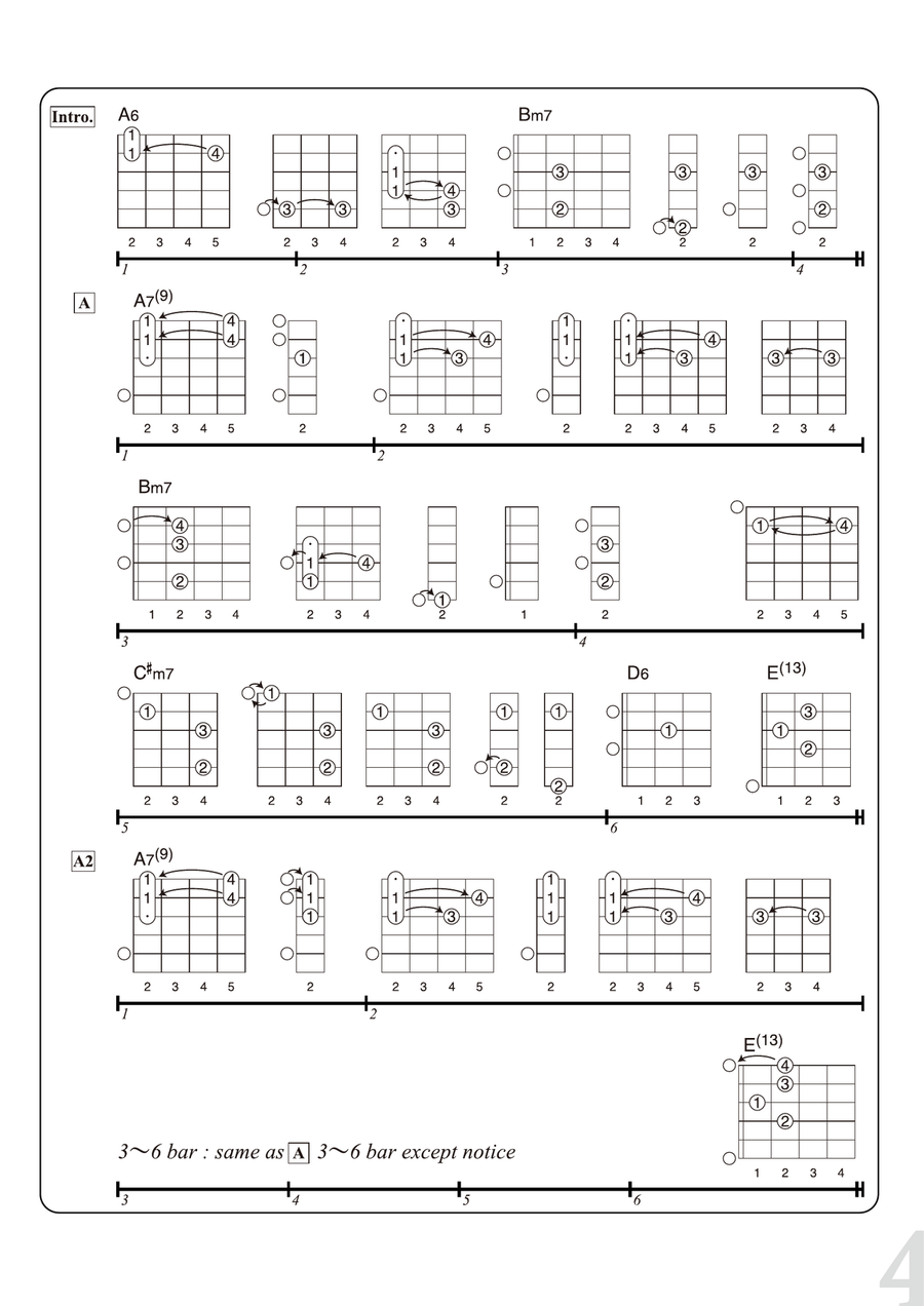 Hold On Acoustic Guitar scores gallery preview page 4