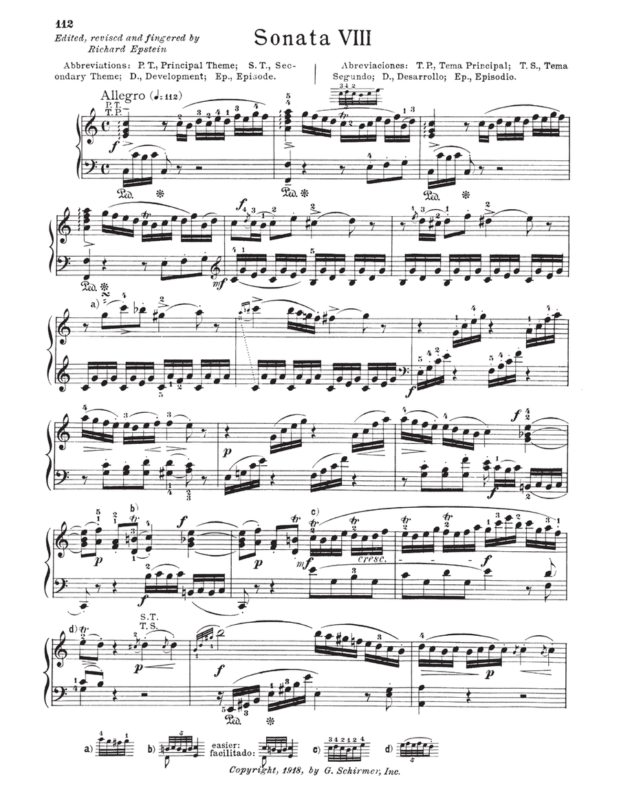 Sonata In C Major, K. 279 Piano Solo scores gallery preview page 1