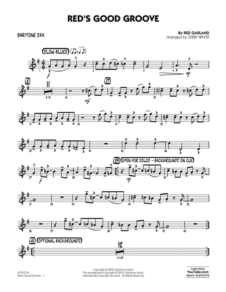 Red's Good Groove - Baritone Sax