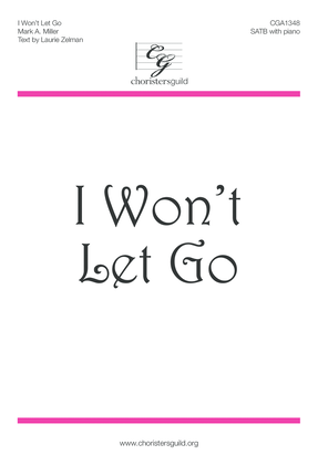 Book cover for I Won't Let Go