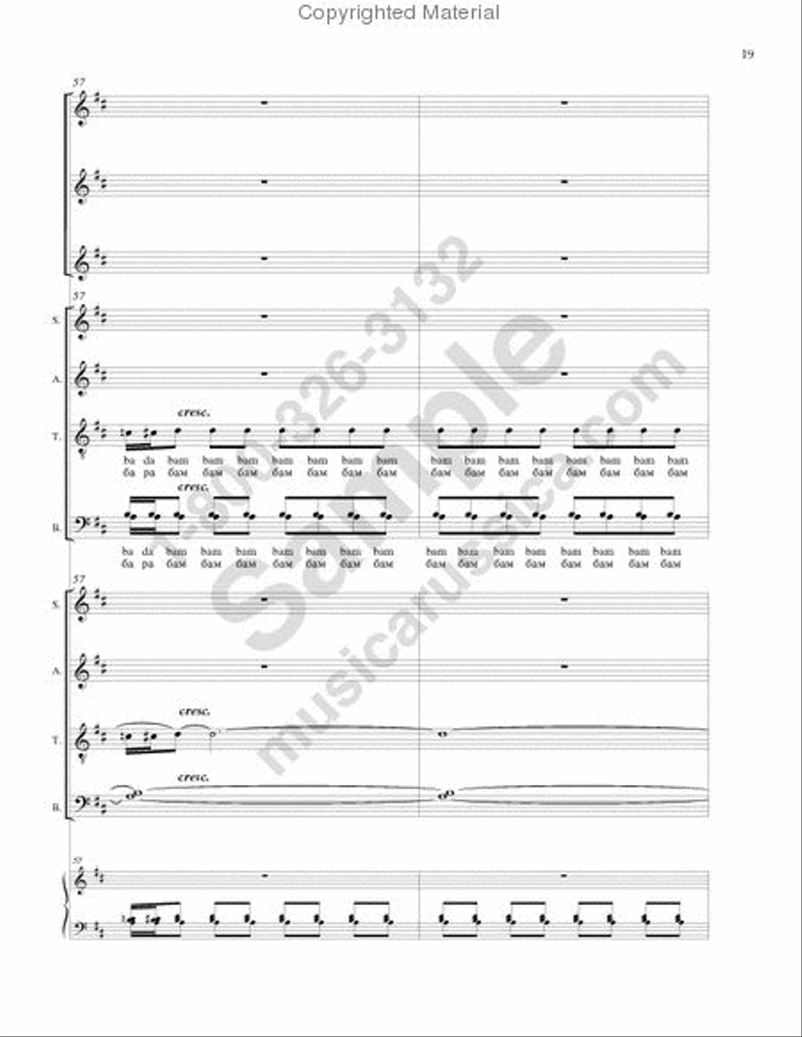 Magpie chatter ('Pushkin Wreath'-No.10) 4-Part scores gallery preview page 18