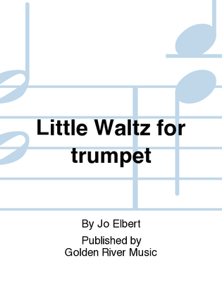 Book cover for Little Waltz for trumpet