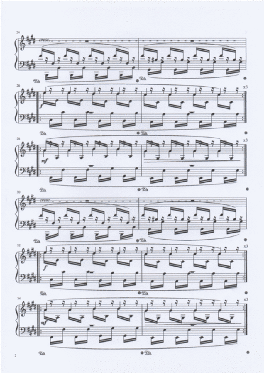 Llanura gélida - 3 Visiones Piano Solo scores gallery preview page 2