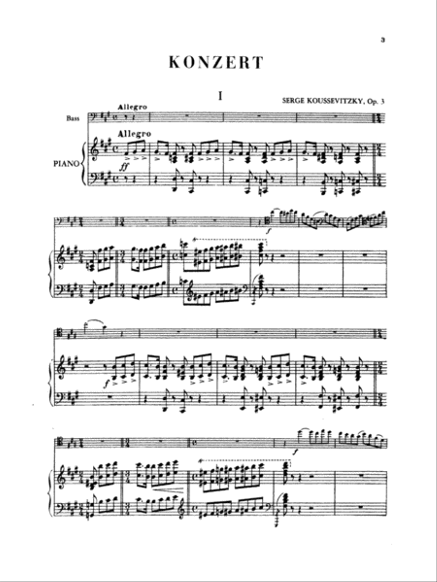 Concerto, Op. 3