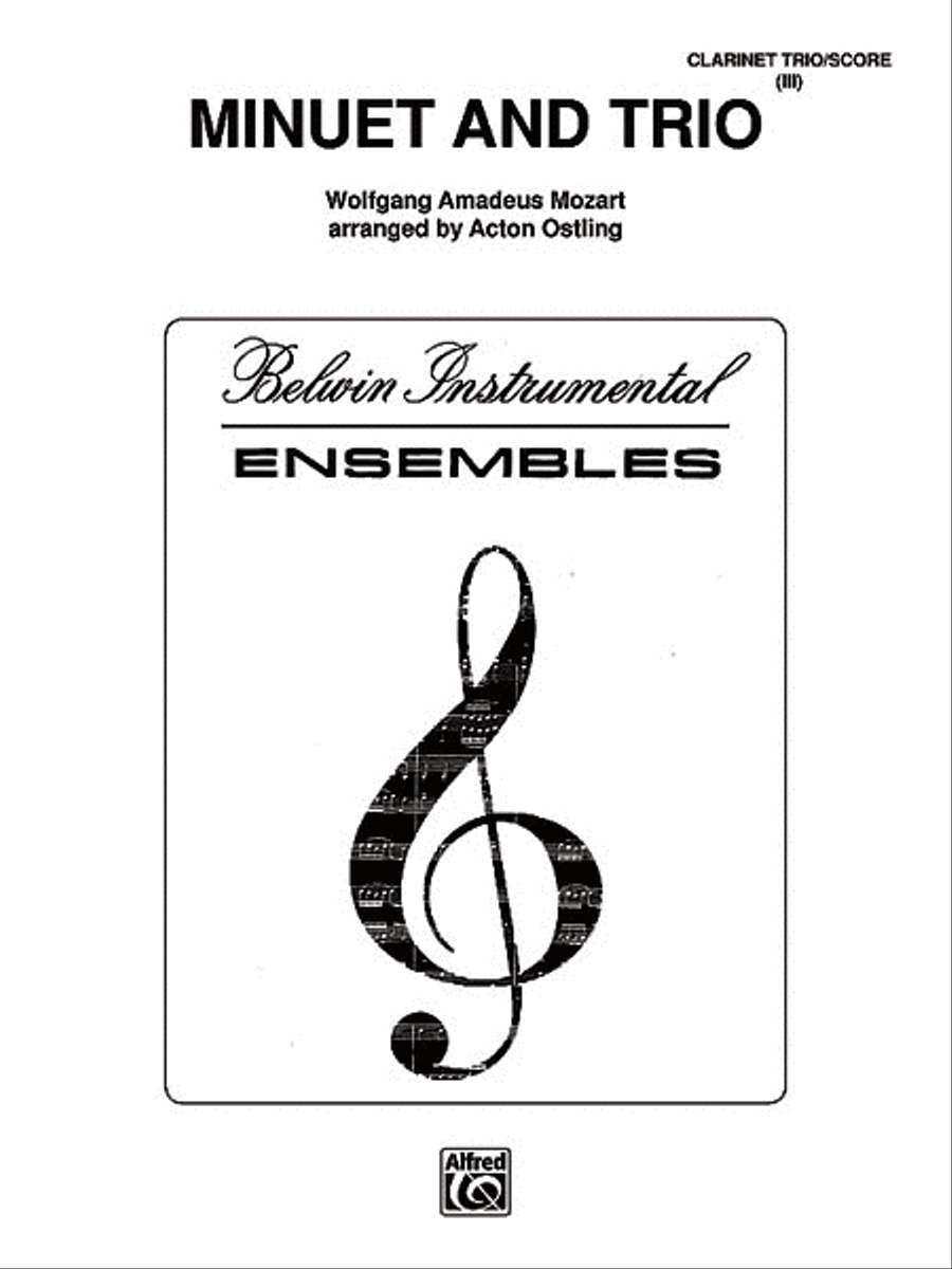 Minuet and Trio Clarinet Trio scores gallery preview page 1