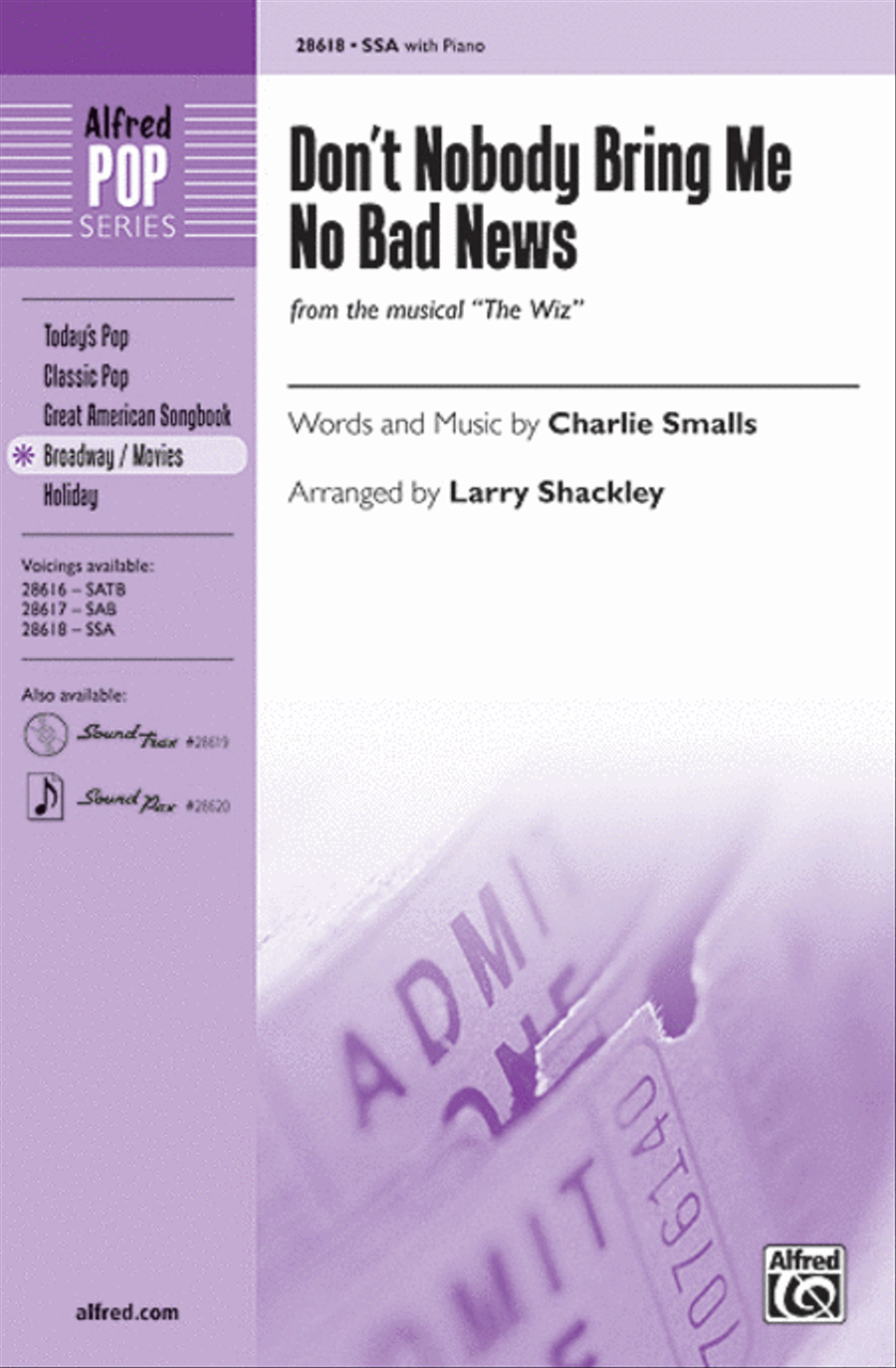 Don't Nobody Bring Me No Bad News Women's Choir scores gallery preview page 1