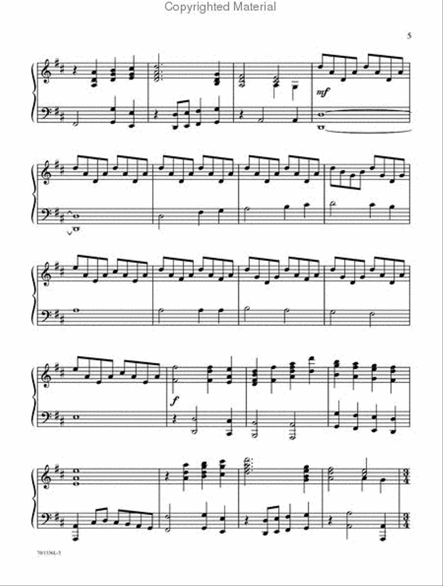 Hymn Medleys of the Faith for Piano Piano Solo scores gallery preview page 3