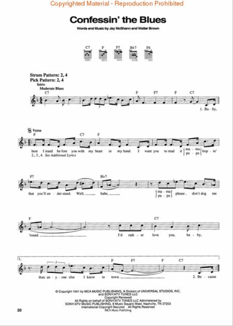 The Blues Book - 2nd Edition Electric Guitar scores gallery preview page 4