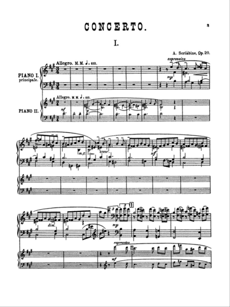 Piano Concerto, Op. 20 Piano Concerto, Op. 20 Small Ensemble scores gallery preview page 4