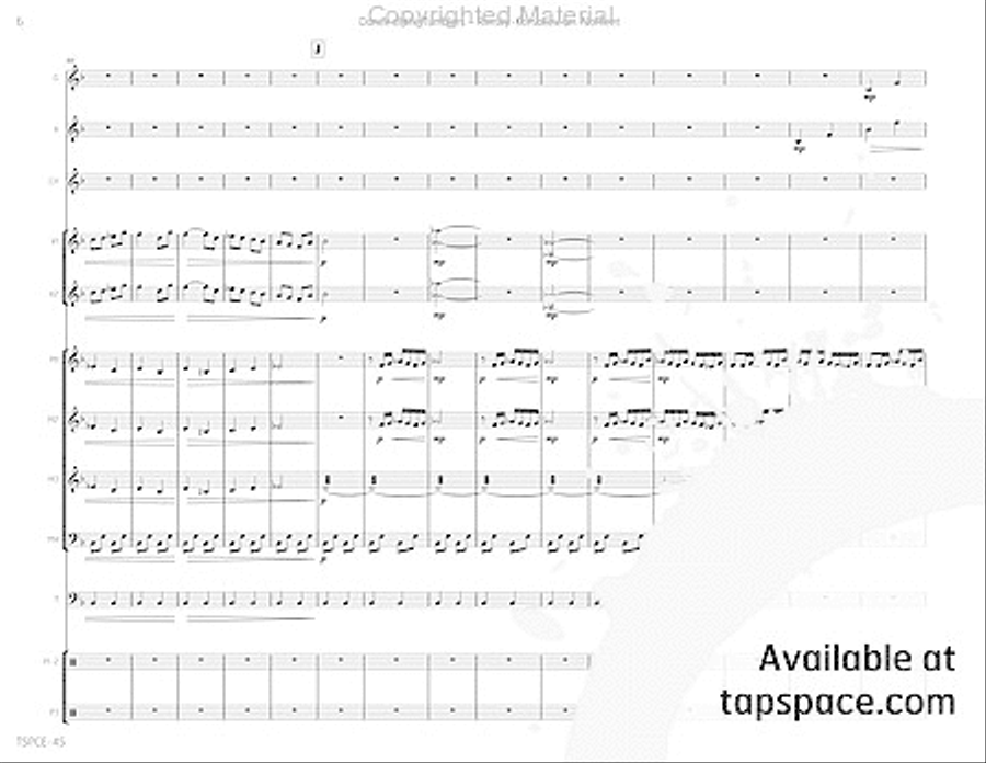 Dance of the Tumblers Percussion Ensemble scores gallery preview page 9