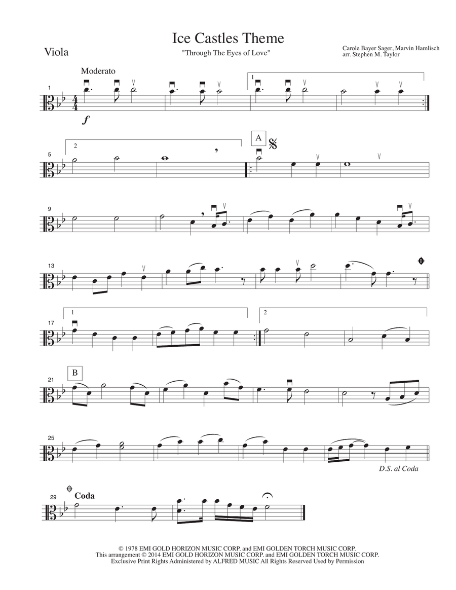 Theme From Ice Castles (through The Eyes Of Love) String Quartet scores gallery preview page 4