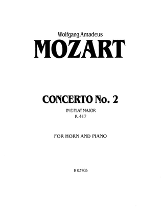 Book cover for Mozart: Concerto No. 2 in E flat Major, K. 417