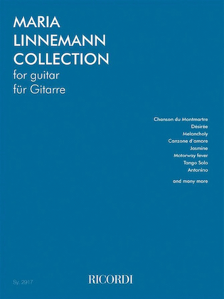 Book cover for Maria Linnemann Collection for Guitar