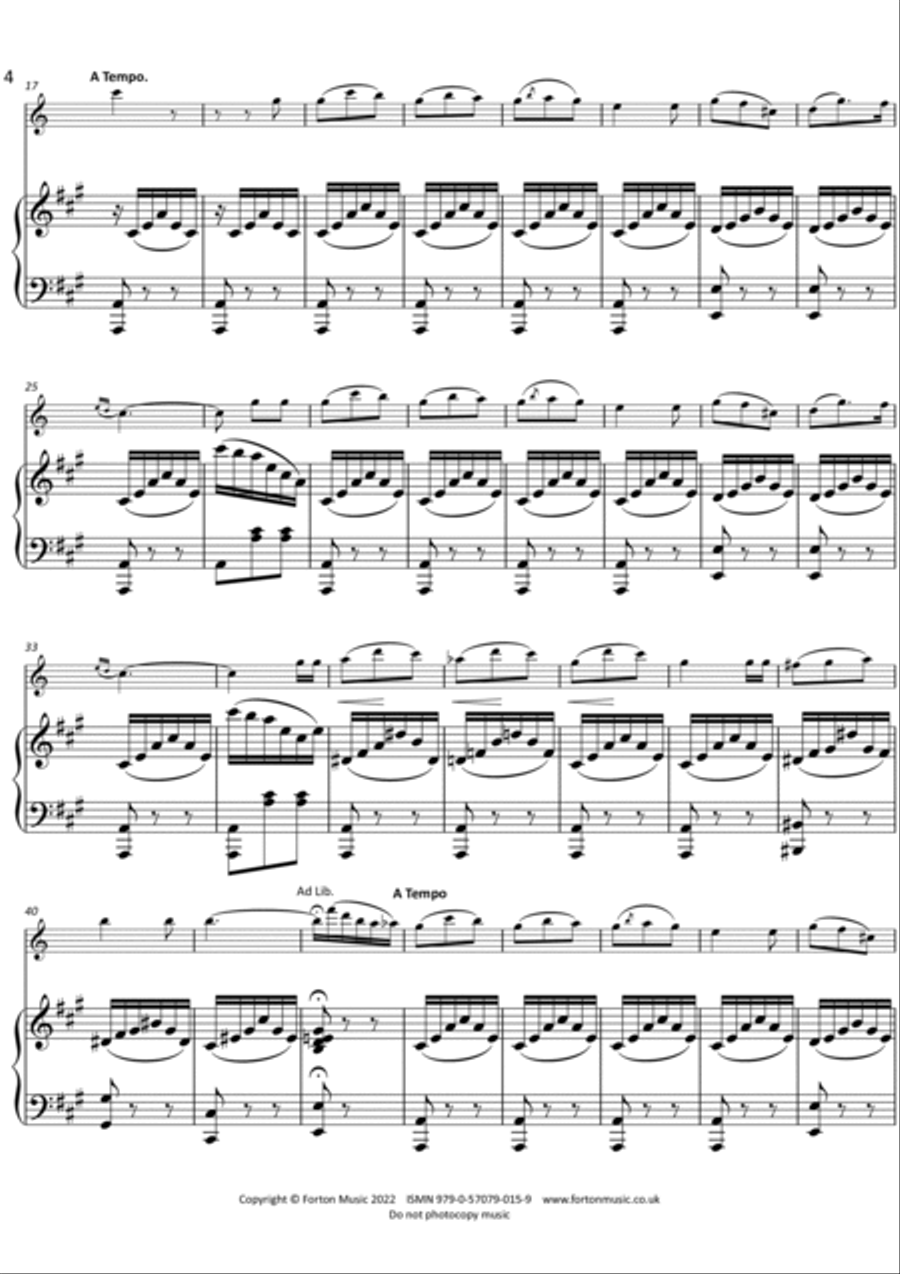 Fantasia on The Bohemian Girl Score and Part scores gallery preview page 4