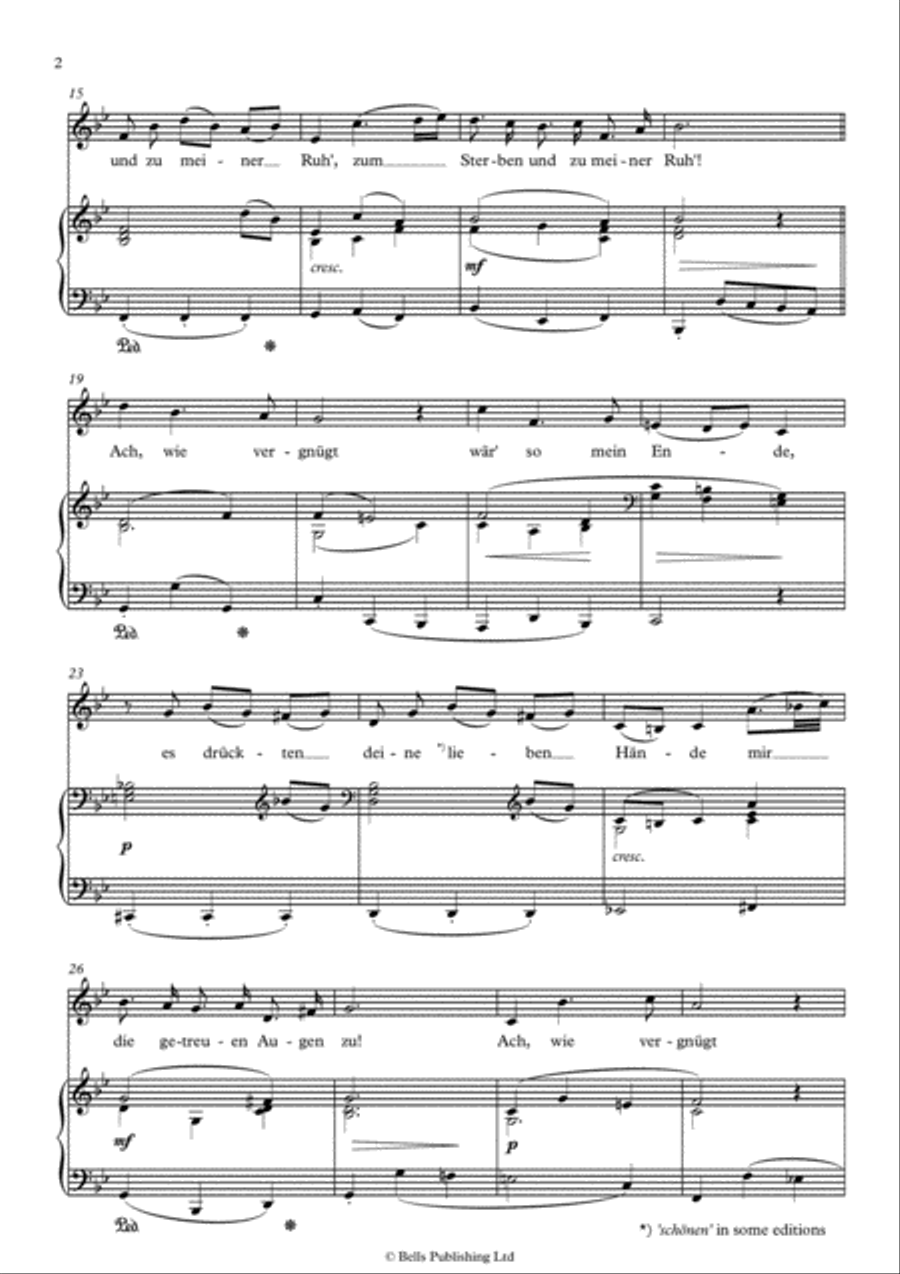 Bist du bei mir, BWV 508 (B-flat Major) Voice Solo scores gallery preview page 2