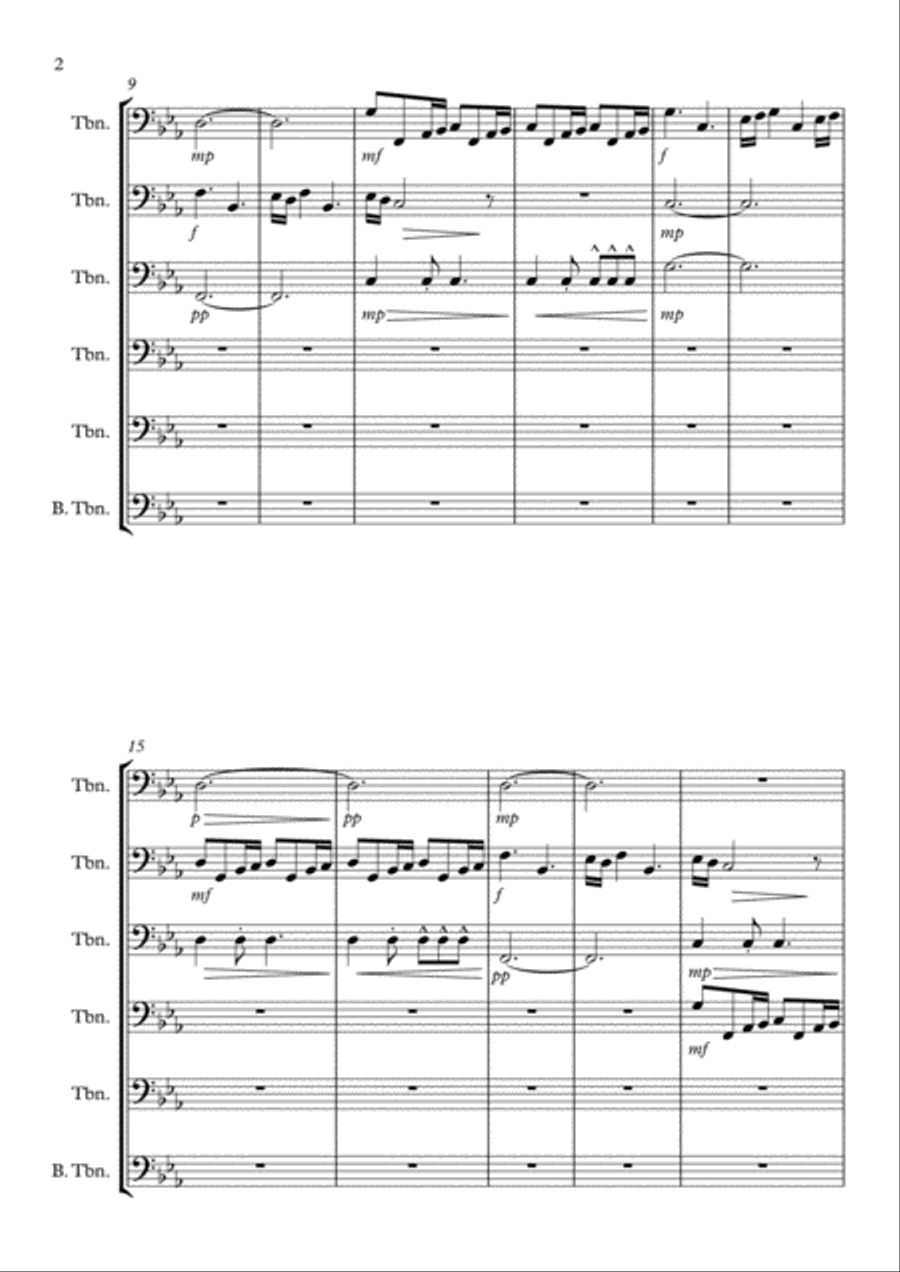 Jetthanat.T Jetthanat.T Brass Ensemble scores gallery preview page 2