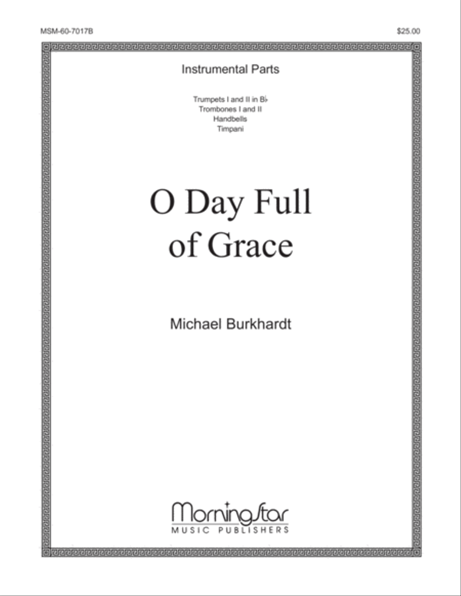 O Day Full of Grace Choir scores gallery preview page 1