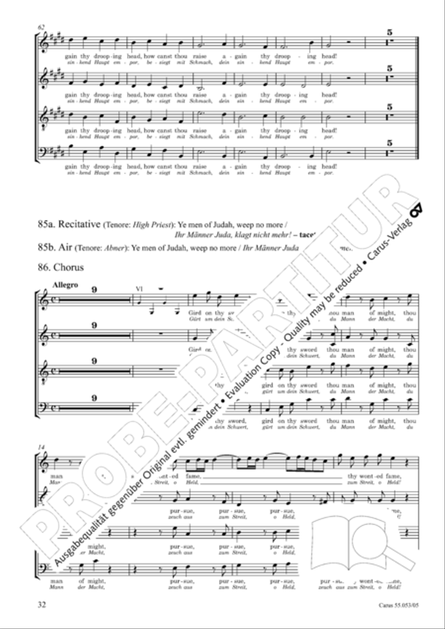Saul Saul SSATB scores gallery preview page 33