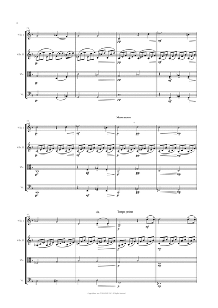 Moonlight Sonata for String Quartet image number null