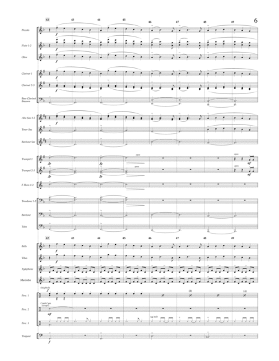 The Holly and the Ivy - Conductor Score (Full Score) Concert Band scores gallery preview page 6