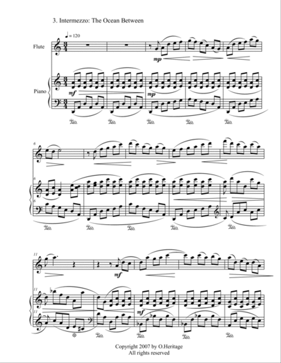 Songs of a Distant Heart Flute Solo scores gallery preview page 4