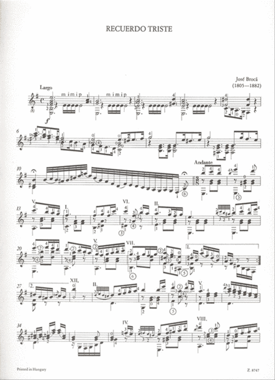 Spanish Guitar Music - Spanische Gitarrenmusik Guitar scores gallery preview page 2