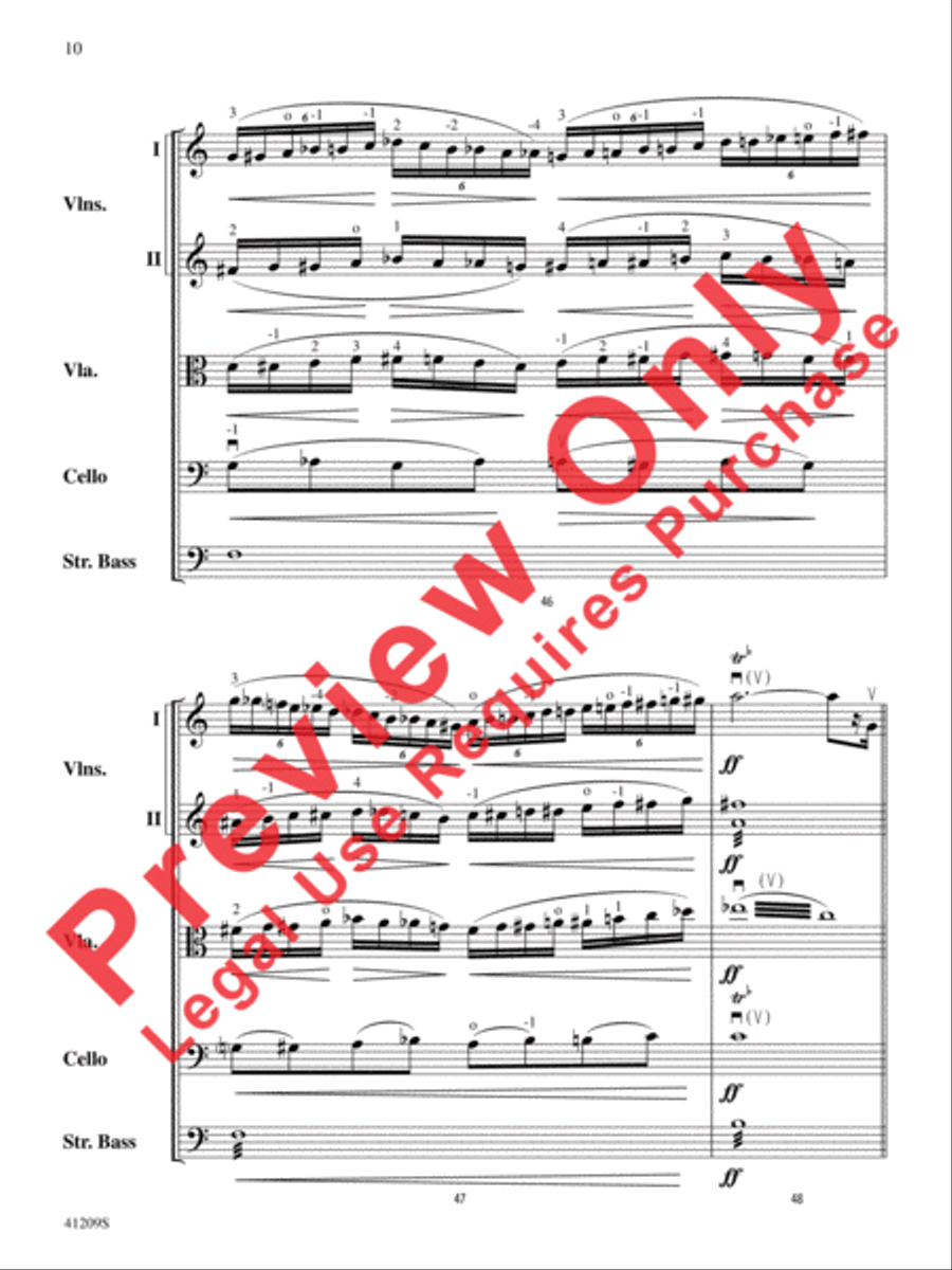 The Wizard of Oz String Orchestra scores gallery preview page 11