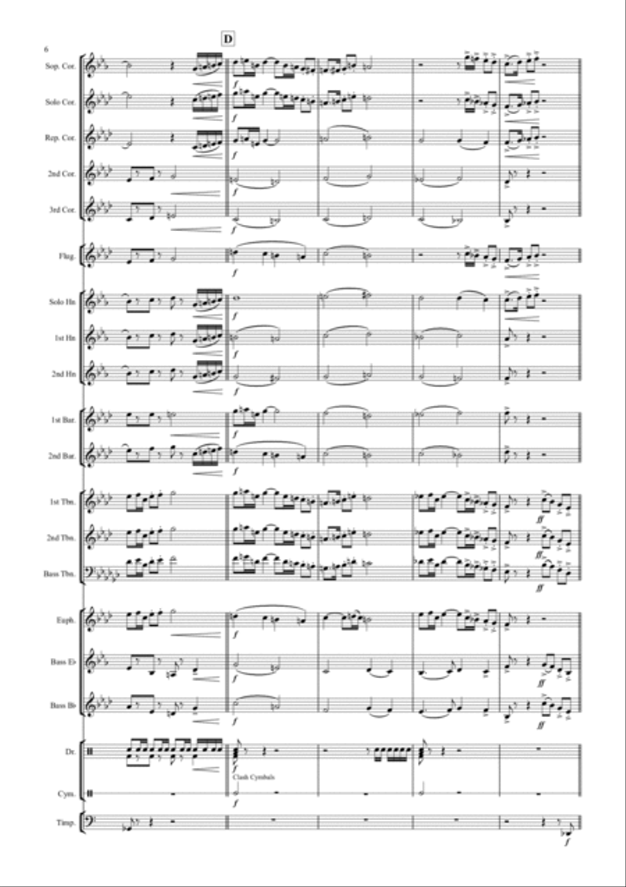 Thunderbirds Thunderbirds Brass Band scores gallery preview page 6