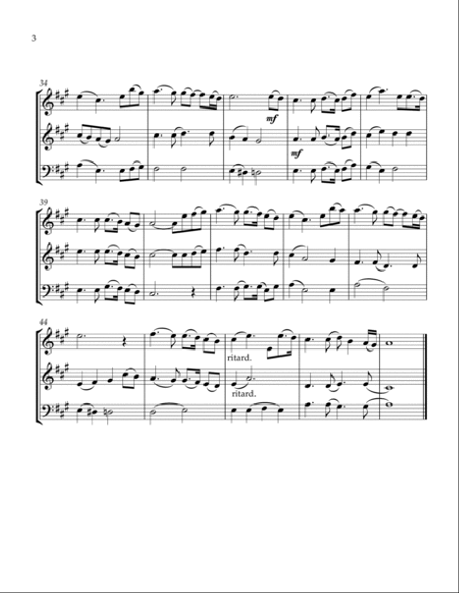 You Raise Me Up String Trio scores gallery preview page 4